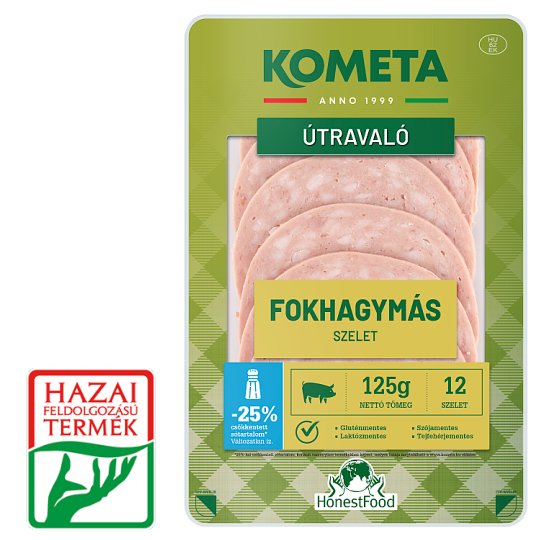 Kometa Szeletelt Fokhagymás szelet 125g