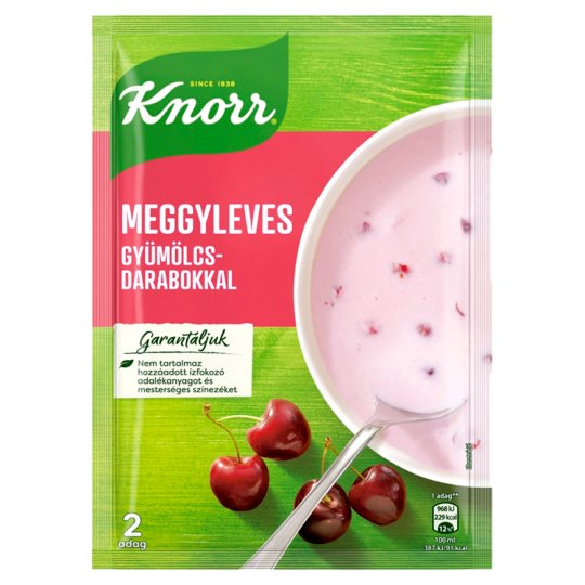 Knorr Meggyleves gyümölcsdarabokkal 56g