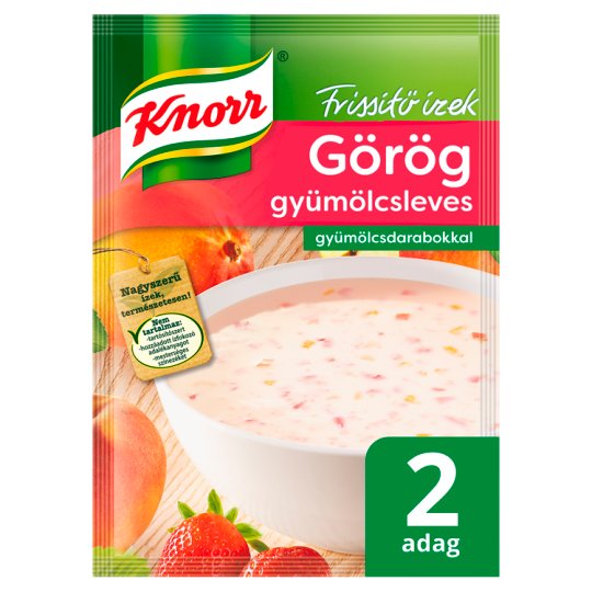 Görög Gyümölcsleves Gyümölcsdarabokkal 54g