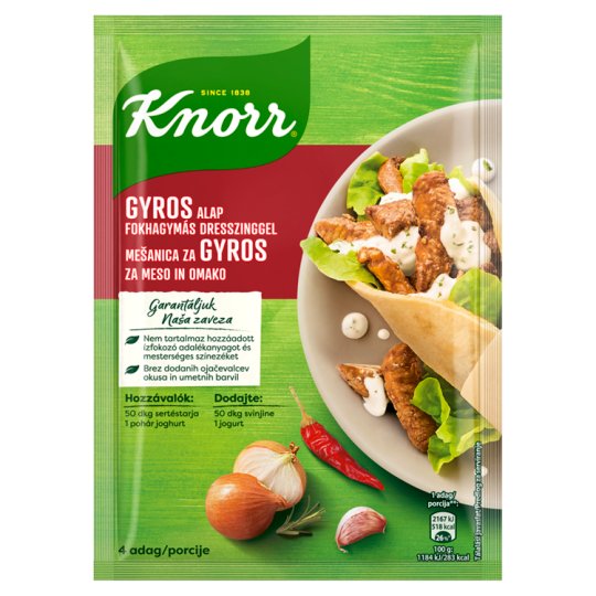 Knorr Gyros Alap 2:1 Fokhagymás Dresszinggel 40g