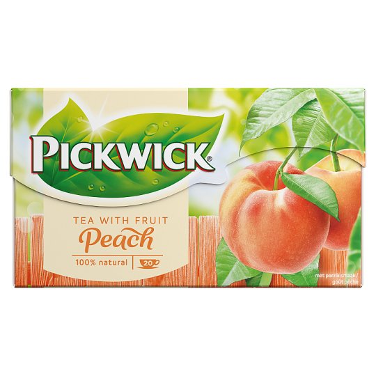 Pickwick őszibarackízű fekete tea 30g