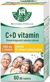 Herbária C+D vitamin tabletta 60db