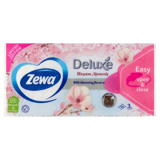 Zewa Deluxe Blossom Moments zsebkendő 90 db