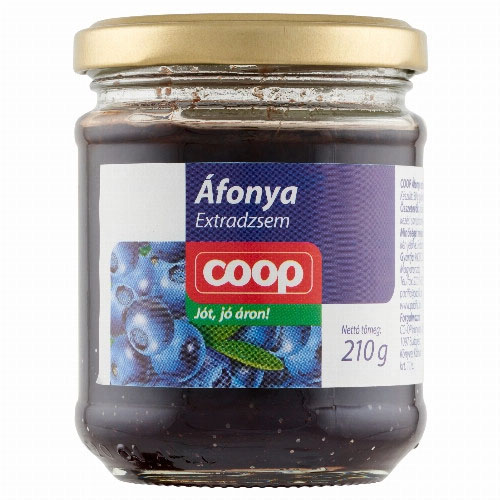 Coop Áfonyadzsem 210g