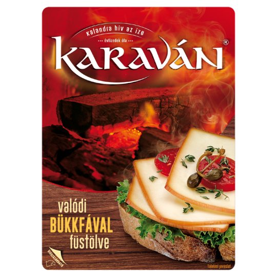 Karaván szeletelt sajt 125g