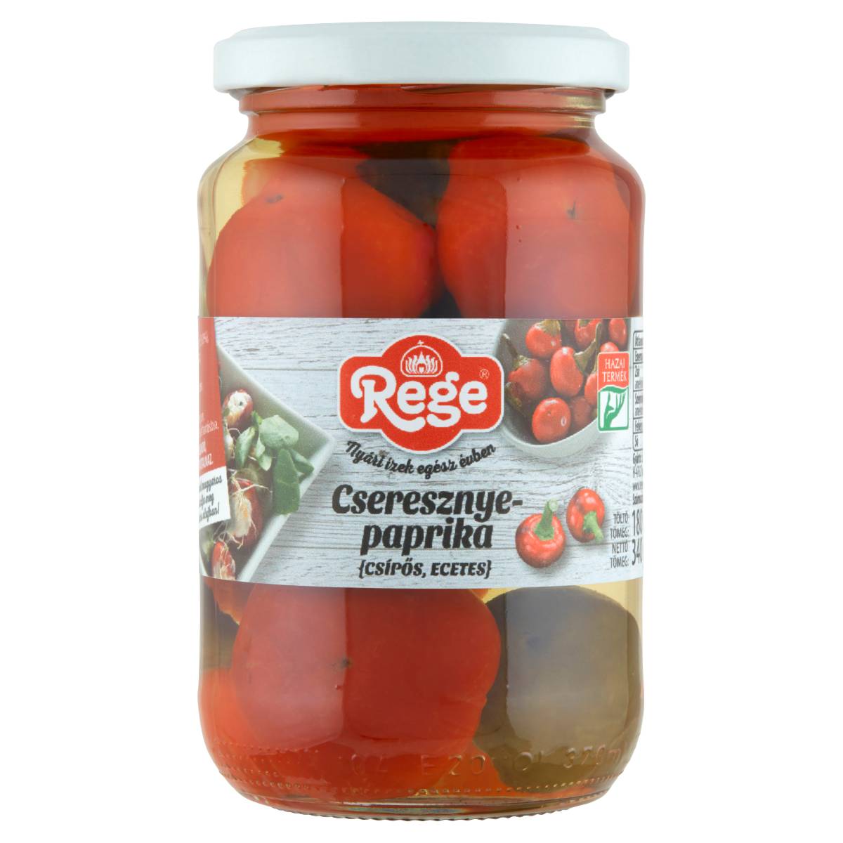 Rege Csípős Cseresznyepaprika 340g