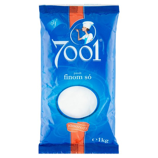 7001 Jódozott Párolt Finom Só 1kg