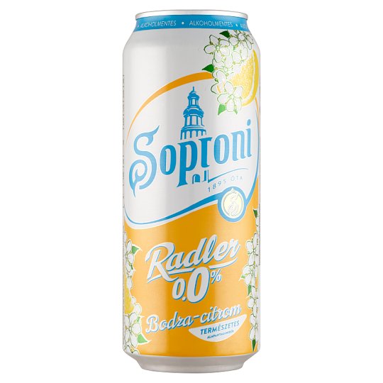 Soproni Radler Bodza-Citrom 0,5l