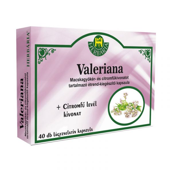 Valeriana Kapszula Herbária 40db