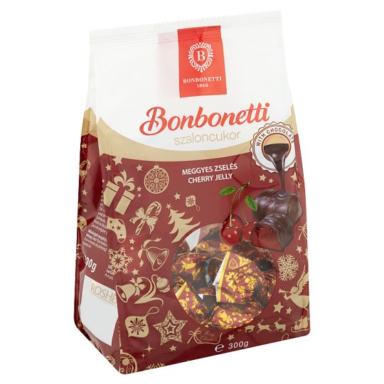 Bonbonetti Meggyes Zselés Szaloncukor 300g