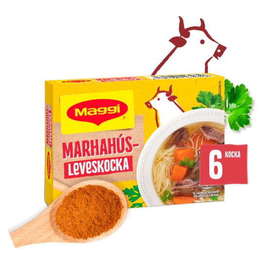 Maggi Marhahúsleveskocka 6db-os