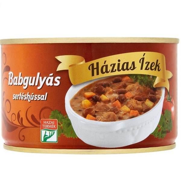 Házias Ízek Babgulyás Sertéshússal 400g