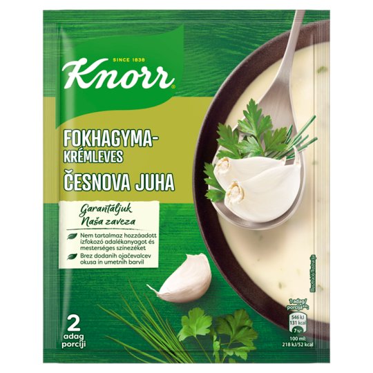 Knorr fokhagymakrémleves 61g