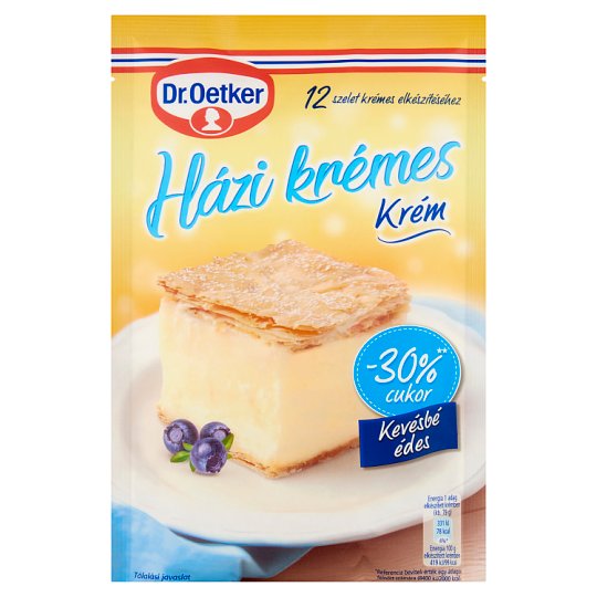 Dr. Oetker Házi krémes krém -30% Cukor 149g