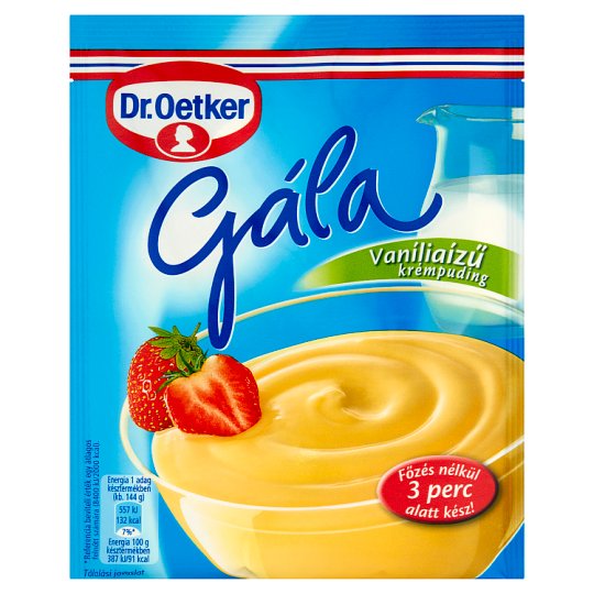 Dr. Oetker Gála vaníliaízű krémpudingpor 78g