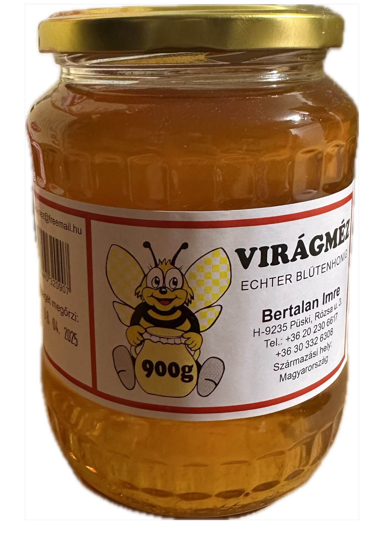 Bertalan Virágméz 900g