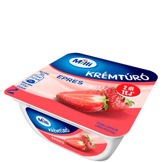 Milli Epres Krémtúró 90g