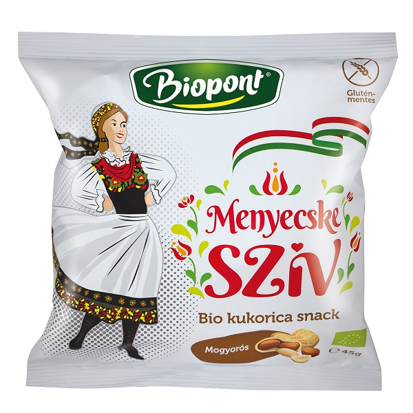 Biopont  Mogyorós Kukorica Snack 45g