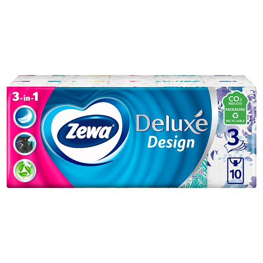 Zewa Deluxe papír zsebkendő 10 x 10 db