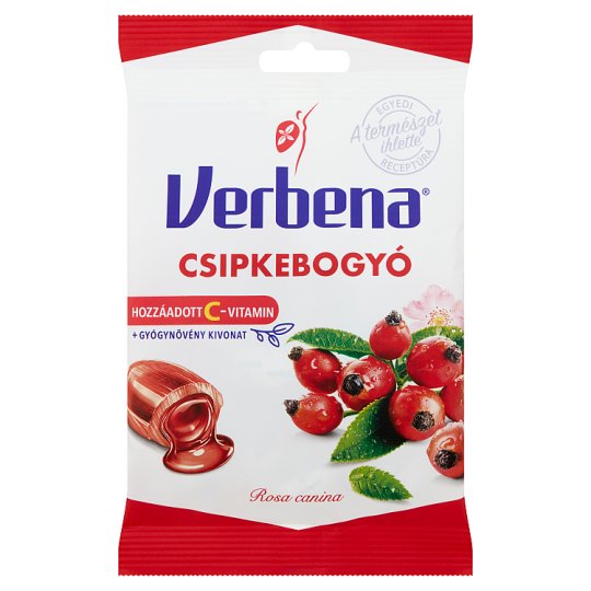 Verbena Csipkebogyó Cukorka 60g