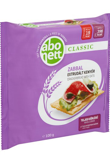 Abonett Classic extrudált kenyér Zabbal 100g