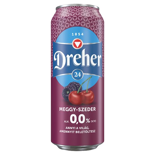 Dreher alkoholmentes meggy-szeder 0,5 l