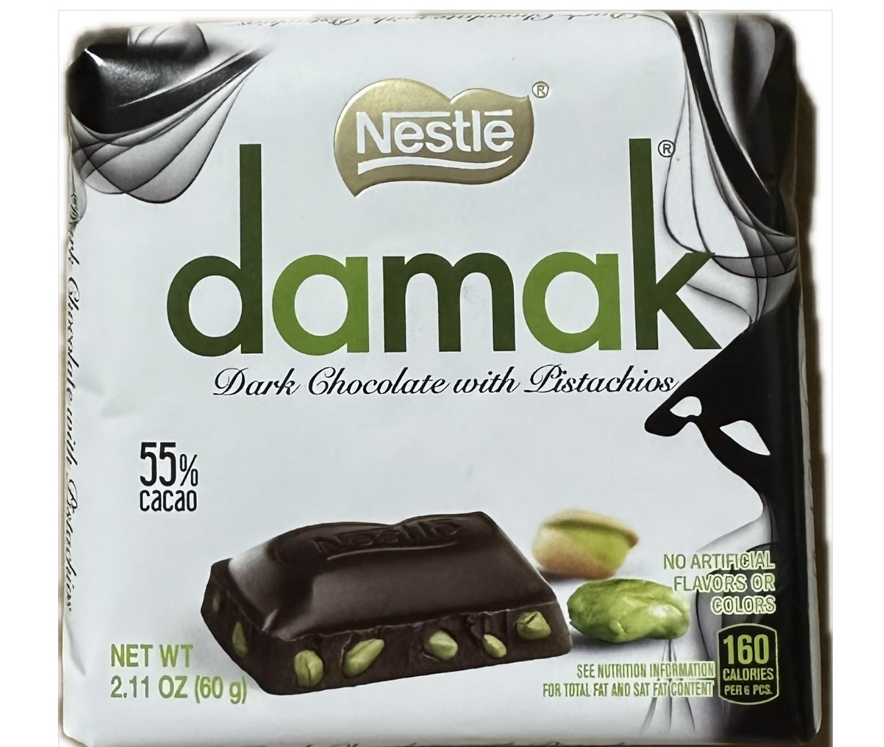 Nestle Damak Pisztáciás Étcsokoládé 60g 