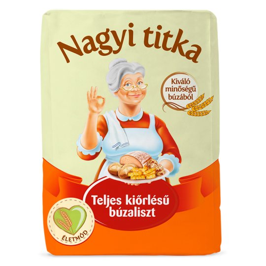 Nagyi Titka Teljes Kiőrlésű Búzaliszt 1kg